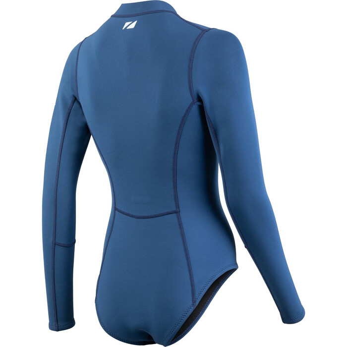 2024 Zone3 Womens Yulex Long Sleeve Swimsuit NA23WYLSS103 - Navy